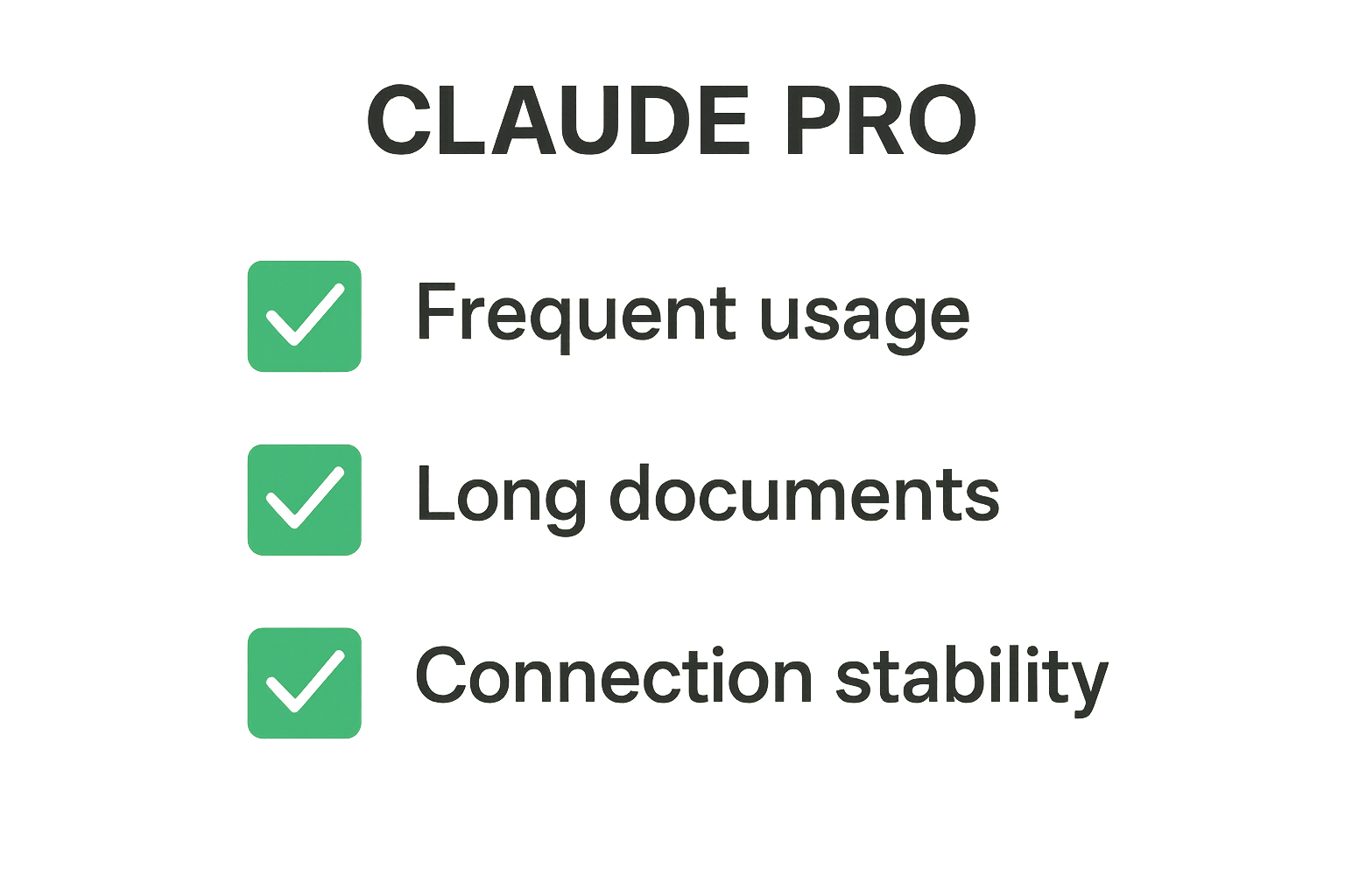 직장인용 클로드 프로 추천 기준 체크리스트 시각화