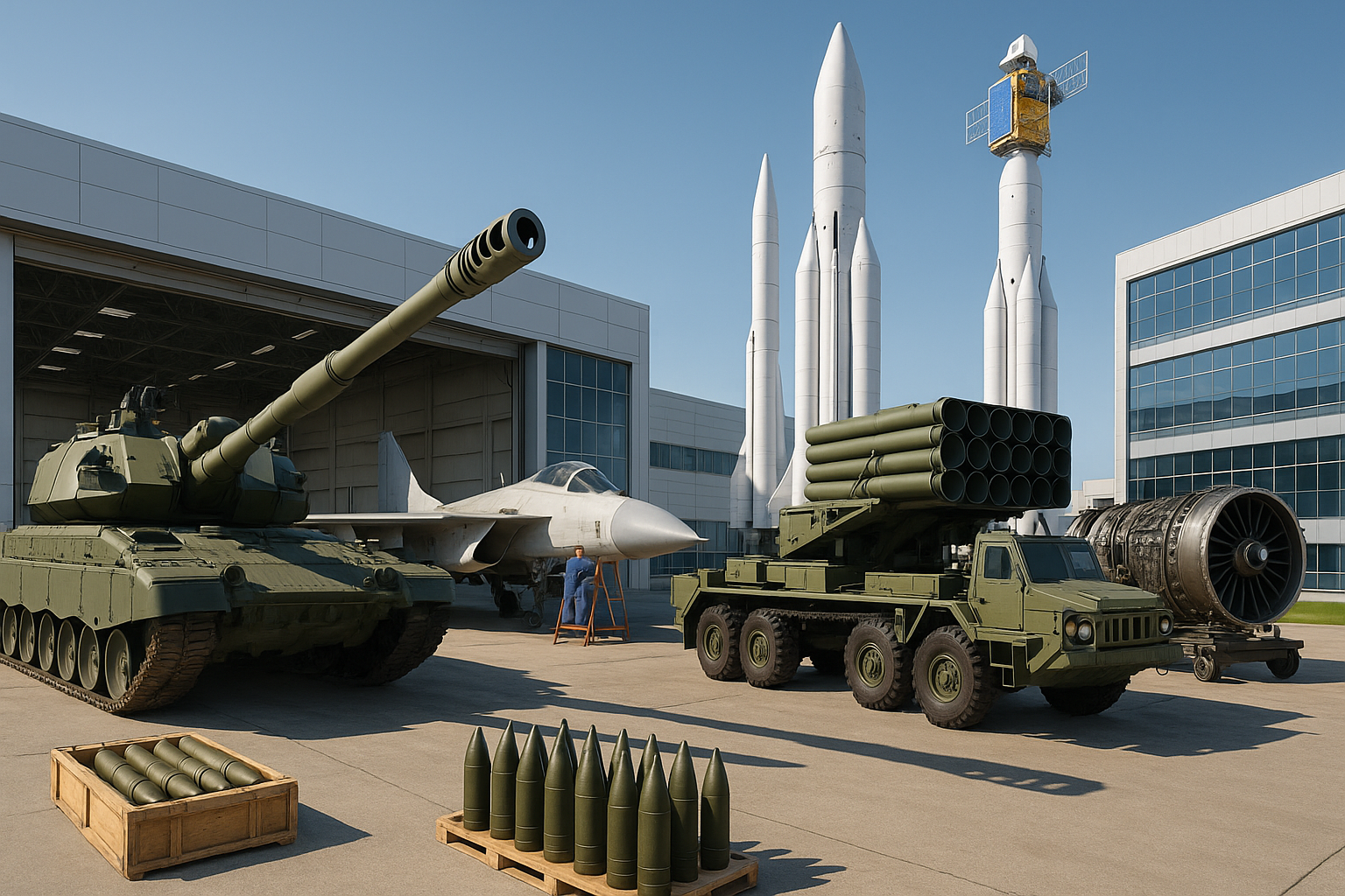 한화에어로스페이스의 방산, 항공엔진, 우주 발사체가 한 화면에 어우러진 사업 구조와 성장 스토리 이미지