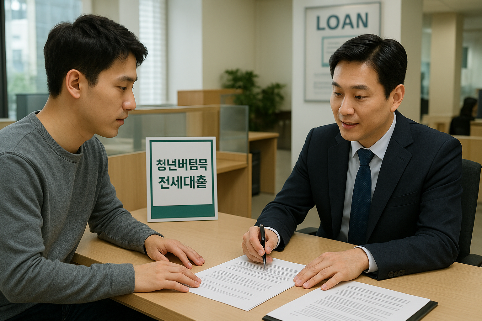 청년버팀목 전세대출 상담 및 승인 과정