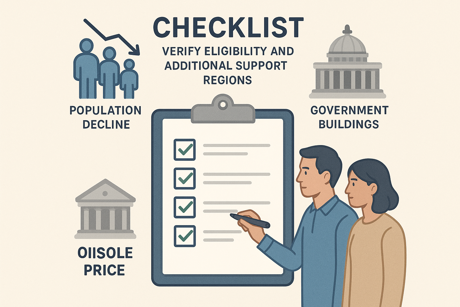 고유가 피해지원금 인구감소지역 추가지원 실무 체크리스트 시각화 이미지
