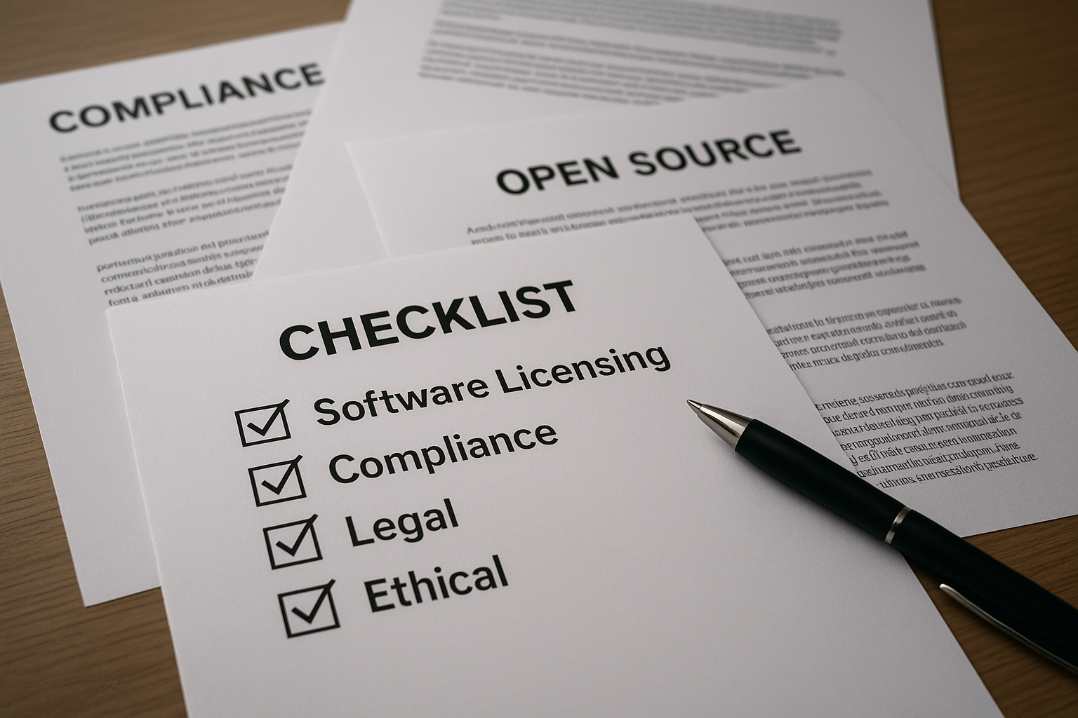 AI 코드와 오픈소스 커뮤니티에서의 법적·윤리적 고려 사항이 담긴 라이선스 및 컴플라이언스 문서와 체크리스트